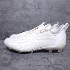ADIDAS Adizero 12.0 Mismatch Football Cleats Mens 12 Triple White IG7223